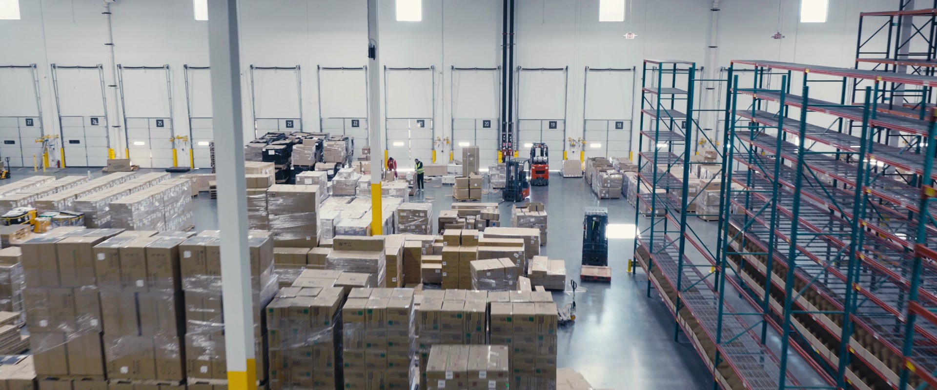 NIWO warehouse and logistics facility aerial view